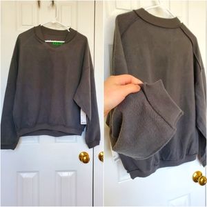 NWT Urban Outfitters Oversized grey crewneck Sweatshirt